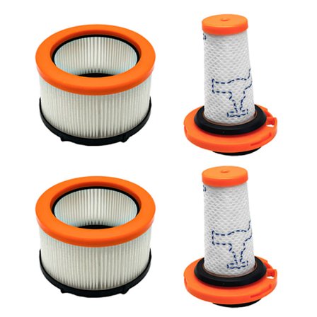 4 kpl suodattimia Rowenta X-FORCE FLEX 9.60:lle, suodattimet Rowenta X-FORCE FLEX 9.60 ja X-NANO ESSENTIAL RH20xx:lle, 2 paria