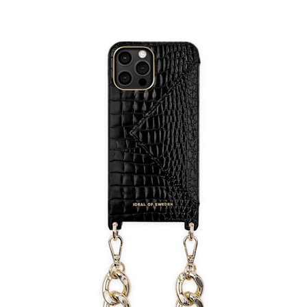 Necklace Case iPhone 12 Pro Max Neo Noir Croco