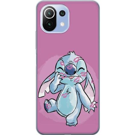 Xiaomi 11 Lite 5G NE Genomskinligt Skal Stitch Puss