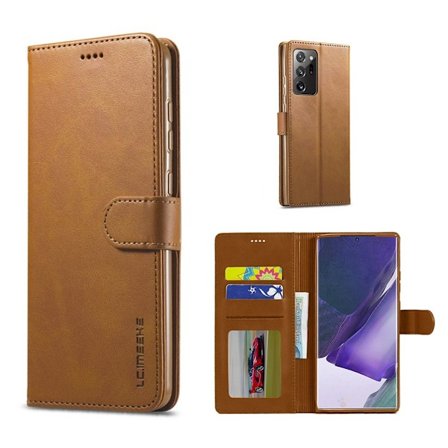 LC.Imeeke Samsung Galaxy Note 20 Flip Etui - Brun