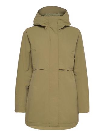 Edith Wns Parka 4 Outerwear Parka Coats Grønn Didriksons
