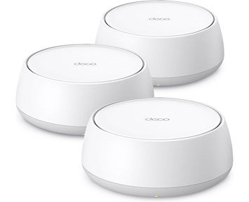 TP-Link-Deco BE25(3-pack)-3-pak mesh-nettverk med WiFi 7 og AI-drevet roaming-Networking-Mesh