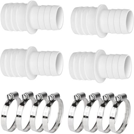 CDQ 4 kpl Letkun sovitin 32mm - 38mm Uima-altaan letkun liit nt setti