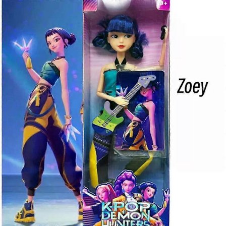 2025 Uusi Nukkolelu Devil Hunter Toiminta Nukkolelu Rumi Mila Zoe Kaunis Prinsessa Nukke Muovi DIY Tyttö Lelu zoey