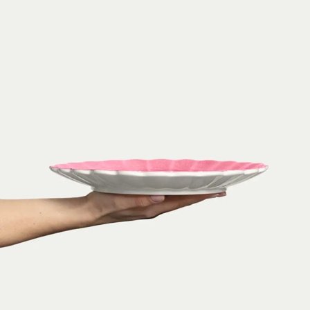 Mateus Oyster Tallerken Rosa Ø28