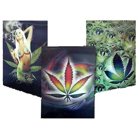 Tavla 3D -Snygg tjej, Löv