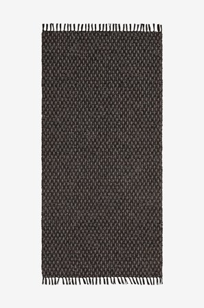 Horredsmattan - Mixed Julie - Musta - Puuvilla- & räsymatot - 150X250 - - Homeroom