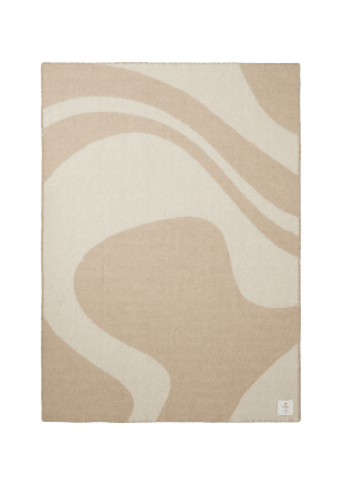 Klippan Åhléns Jubileumspläd - x Filtar & plädar Beige 130 180 cm