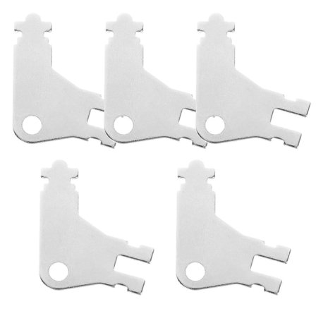 5 stk. Universal Papirhåndklæde Dispenser Nøgle Toiletpapir Dispenser Nøgle Udskiftning med Nøgleringe