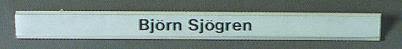 Swedsign 164210-601 Navneholder for brevinnkast 12-13 mm, Dør- & vindusbeslag