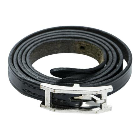 Hermès Vintage, pre-owned Behapi Double Tour belt Zwart, Dames, Maat:ONE Size