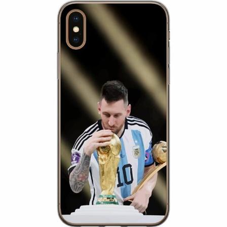 Apple Iphone X Genomskinligt Skal Messi