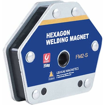 Magneter for sveising, FM2-S Maks 25 kg Magnetisk vinkel for sveising For vinkelholder 30°, 45°, 60°, 75°, 90°, 105°