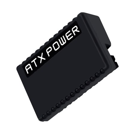 24-pin hun til 24-pin han strømadapter 90 graders vinklet skifter til bundkort, stationære pc'er