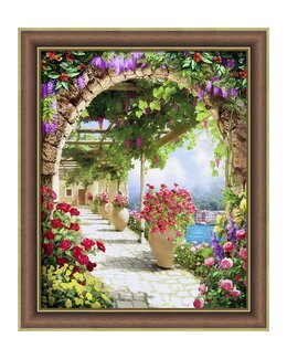 Diamond Painting Terrasse