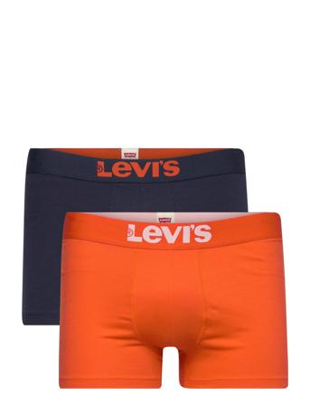 Levis Men Solid Basic Trunk 2P Boxerkalsonger Orange Levi ́s