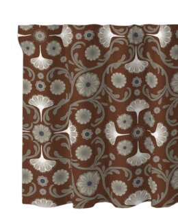 Multibåndskappe Malva blomstret Rust