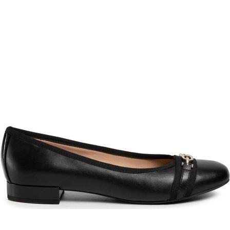 Geox - Ballerinaskor - Svart - Dam - Storlek: 38 Eu, Dam, Storlek: 38 EU