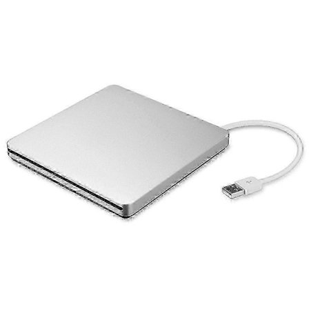 Ultra Slim USB Type C Ekstern DVD CD-drev - Bærbar SuperDrive til MacBook Air Pro iMac 2025