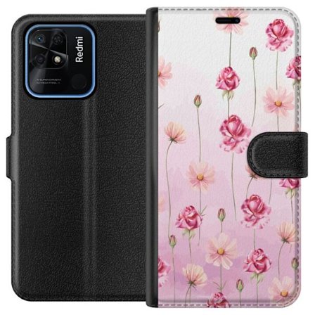 Kompatibelt Lommeboketui til Xiaomi Redmi 10C Rose Petal Whisper