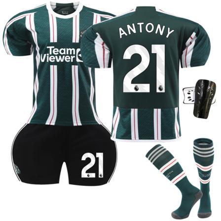 23-24 Manchester United bortafotbollsträning #21 Antony Kids 24(130-140CM)