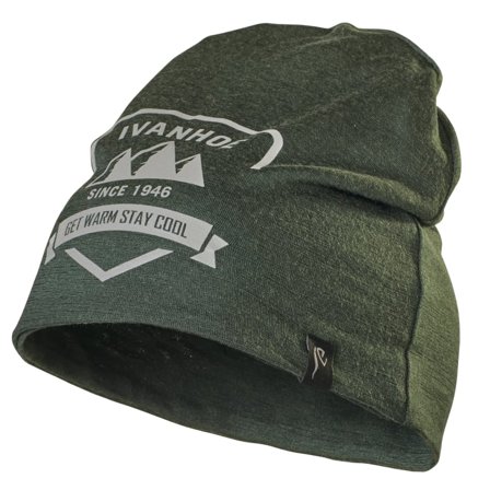 Ivanhoe Underwool Hat Shield Reflex Unisex beanies Green OneSize