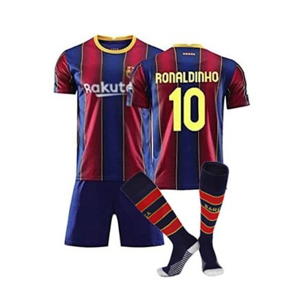 Ronaldinho Fotballdrakt Uniform Kit YZ Kompatibel 24