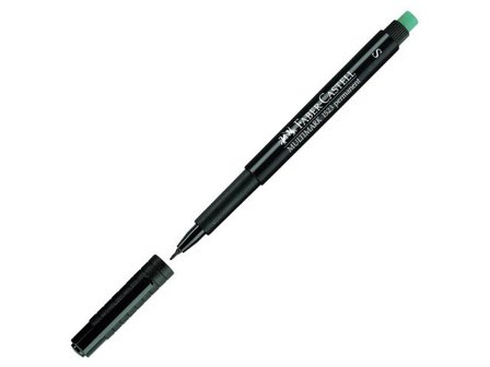 Faber-Castell Märkpenna VF Multimark Permanent S svart - Lyreco - Kontorsmaterial - Pennor - Märkpennor - Rund spets