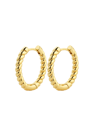 Charlotte Bonde STHLM Timeless Spin Hoops Smycken & klockor Dam Guld ONESIZE