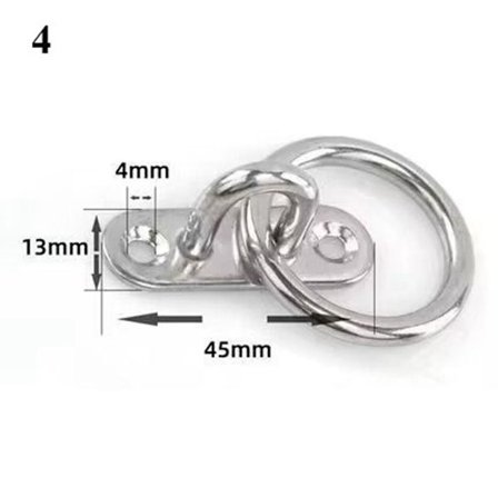 Lastbärande krokögla ögla 4 4