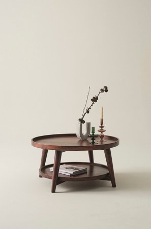 Jotex - Sofabord, Diameter 80 Cm Brun - UDINE - Kjøp Sofabord hos Jotex