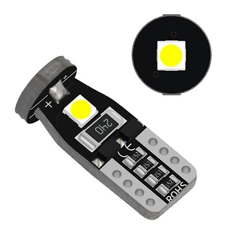 10 st W5w T20 12v 2w Bil Halogenlampa 194 168 LED-lampor Instrumentbelysning Instrumentpanel Glödlampa Bil Inredning Ljus Bilstyling