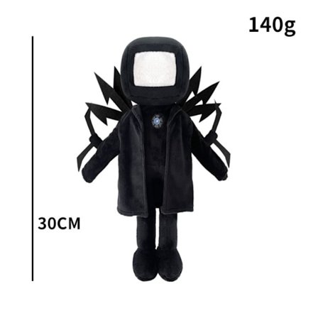 Mand Plys Legetøj Skibidi Dukke Skibidi Toilet Plys Legetøj Fyldt Legetøj