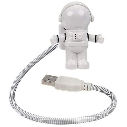Avaruusmieslamppu Joustava Mini Usb Led Lamppu Valo Kannettava Tietokone L