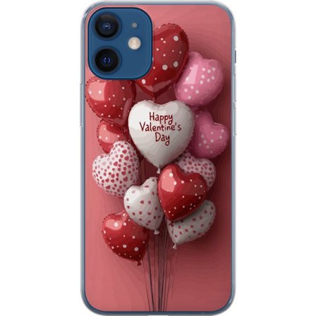 Yhteensopiva Puhelinkuori Apple Apple iPhone 12 mini Ystävänpäivän ilmapallot