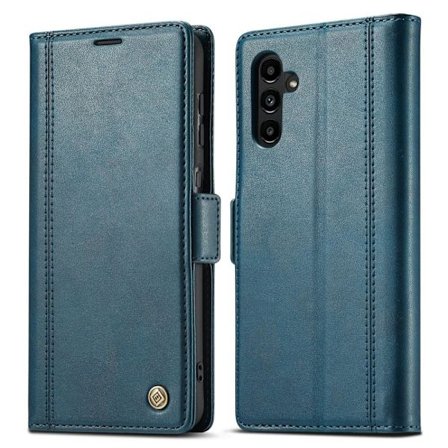 SKALO Samsung A14 4G/5G LC.IMEEKE Lompakkokotelo PU-nahkaa - Vihreä