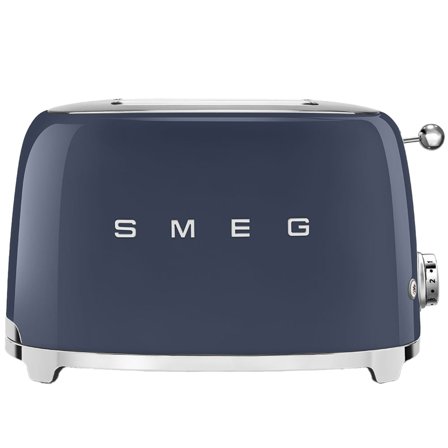 Smeg Brødrister 2 skiver, navy blue - Kjøp kjøkkenmaskin hos Bakeren og Kokken
