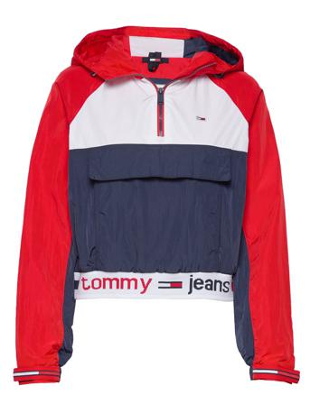 Tjw Branded Hem Popover Red Tommy Jeans