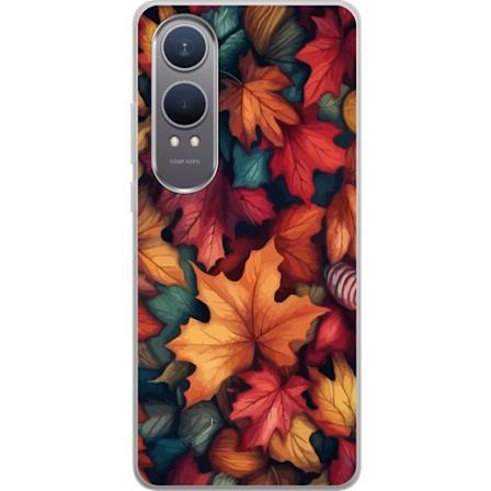 OnePlus Nord CE4 Lite Gennemsigtig cover Efterårsblade