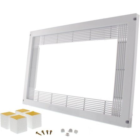 Monteringsramme til mikrobølgeovn - Scanpart - 60x40 cm - Hvid - Justerbar - Indbygget - 1,21 kg