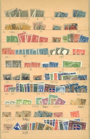 Island - Dubletsamling på 1 instickskort