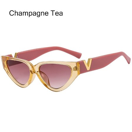 Cat Eye Solglasögon Solglasögon CHAMPAGNE TE CHAMPAGNE TEA
