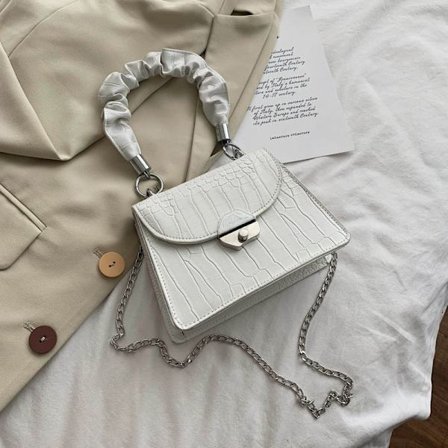 Sac besace chaîne femme