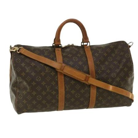 Louis Vuitton Vintage, Pre-owned Canvas travel-bags Bruin, Dames, Maat:ONE Size,leer