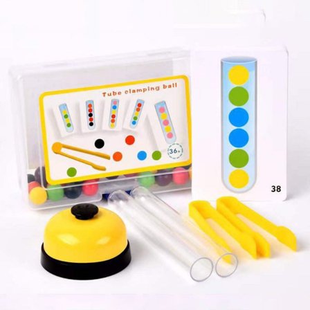 Clip Beads -koeputkilelut KAKSI koeputkea KAKSI koeputkea