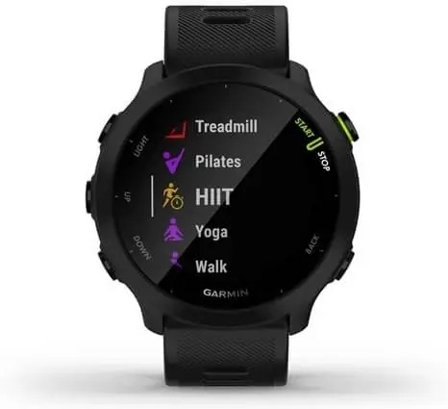 Garmin Forerunner 55, Black - Löparklocka med GPS & dagliga rekommendationer