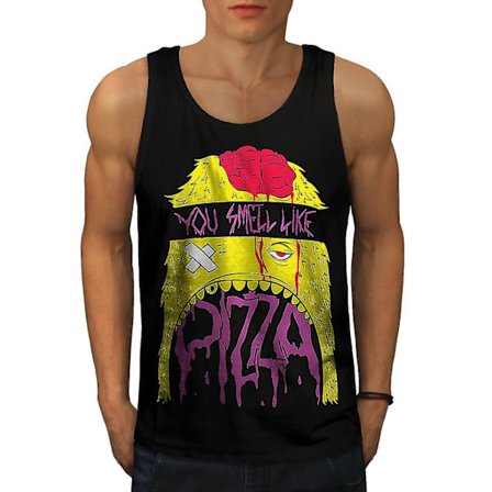 Luktar Pizza Mat Män Linne