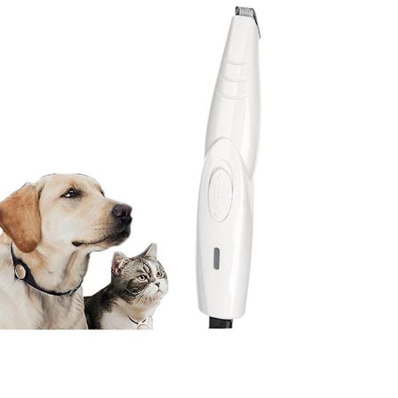 Bærbar elektrisk kæledyrshårstrimmer, tassetrimmer, professionel mini kæledyr pedicure trimning fodværktøj, lav støj B
