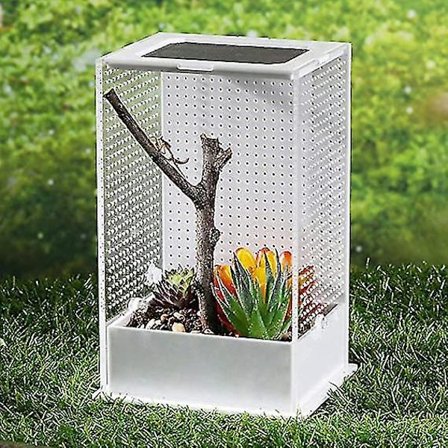 Transparent Reptil Oppdrettsboks Akryl Tanker Terrarium Full Visning