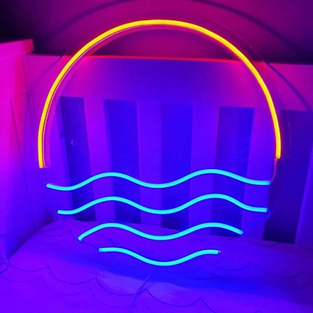 LED Sunset Sunrise Neon Neonskyltljus B B